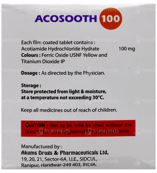 Acosooth 100 Tablet 15